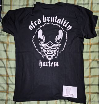 T shirt maglietta AFRO BRUTALITY tg. L crossfit