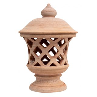 Incantevole Lanterna in Terracotta Toscana a Mano 
