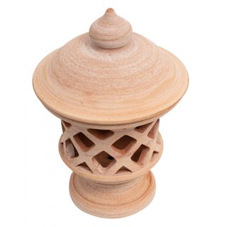 Incantevole Lanterna in Terracotta Toscana a Mano 