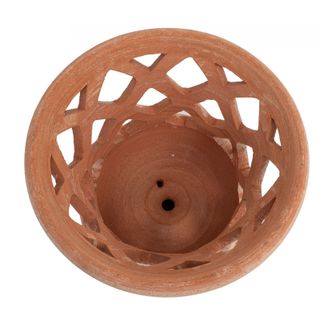 Incantevole Lanterna in Terracotta Toscana a Mano 
