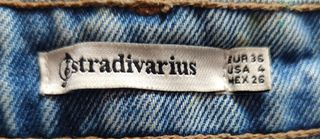 Minifalda Stradivarius con colores