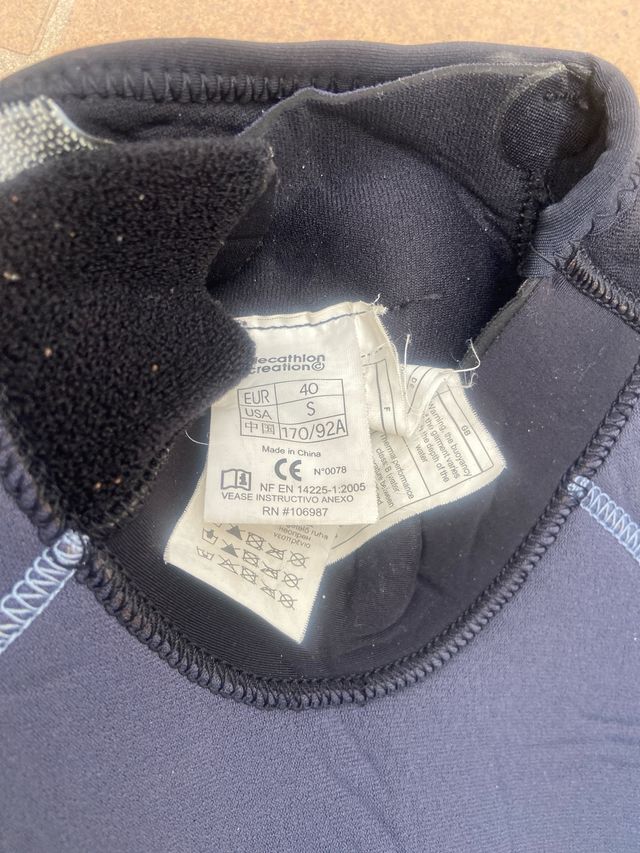 Traje neopreno Tribord talla 40