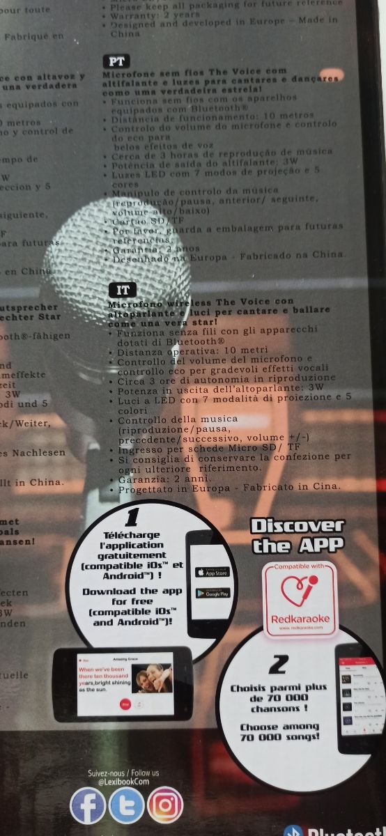 Micrófono de la voz