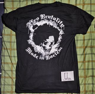 T shirt maglietta CF AFRO BRUTALITY tg. L training