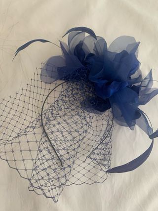 Tocado azulon artesanal, NUEVO