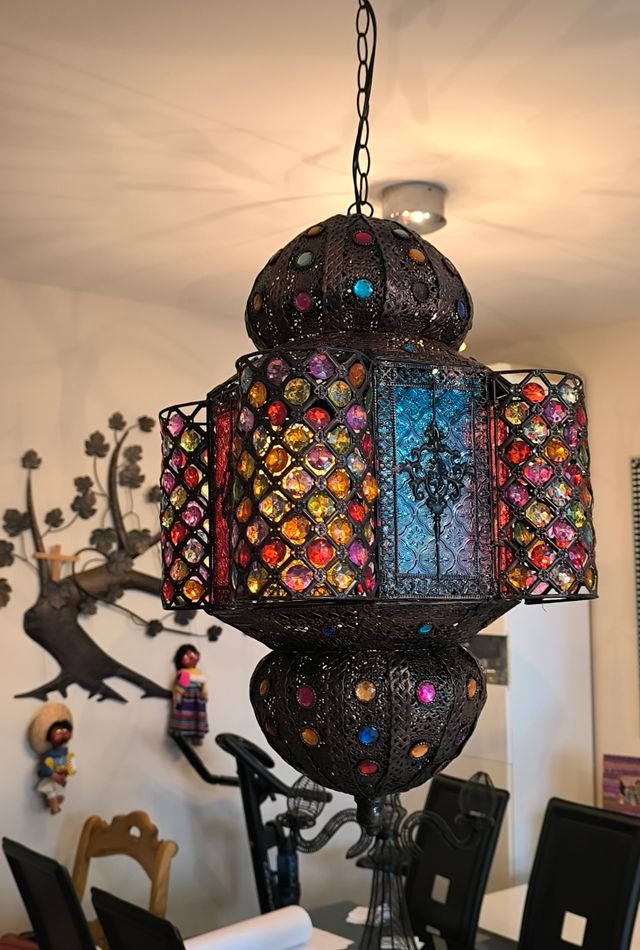 Lámpara estilo marroquí