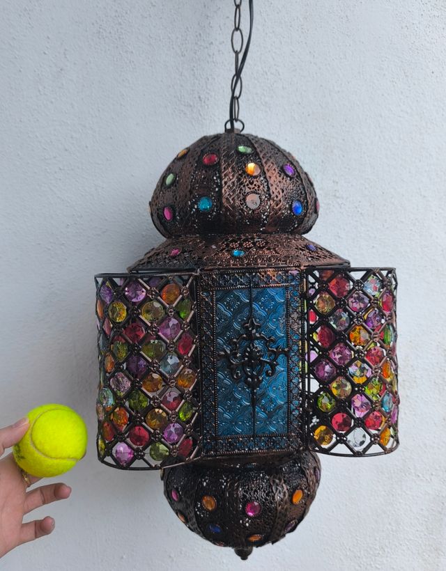 Lámpara estilo marroquí