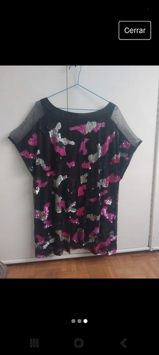 Preciosa camisa de fiesta