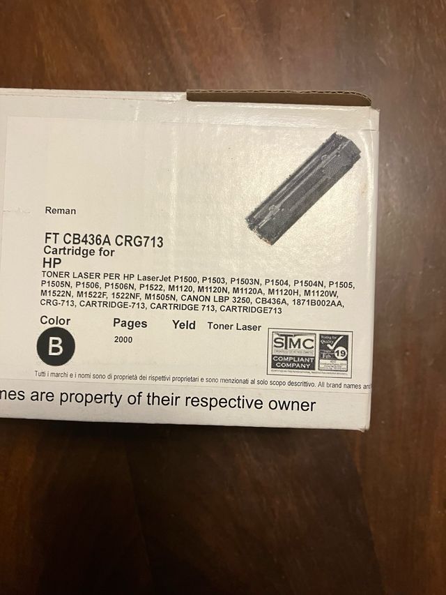 Toner laser Cartridge