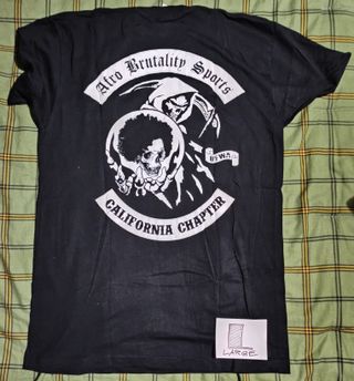 T shirt maglietta AFRO BRUTALITY chapter tg.L cali