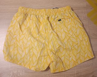 Bañador corto hombre ferdi Pepe Jeans amarillo