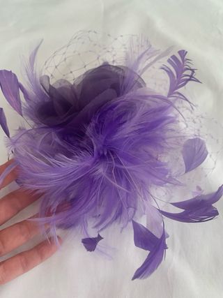 Tocado en morados / lila