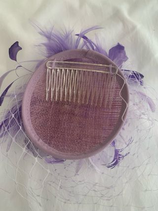 Tocado en morados / lila