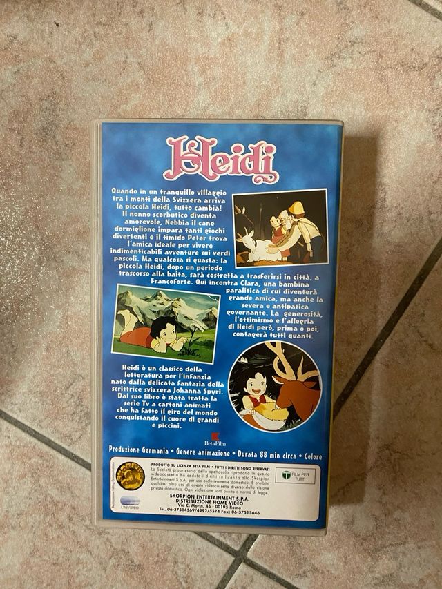 Heidi il film videocassetta
