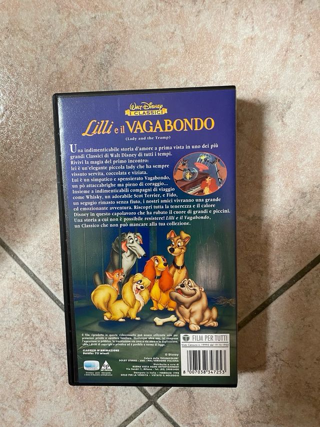Lilli e il vagabondo videocassetta
