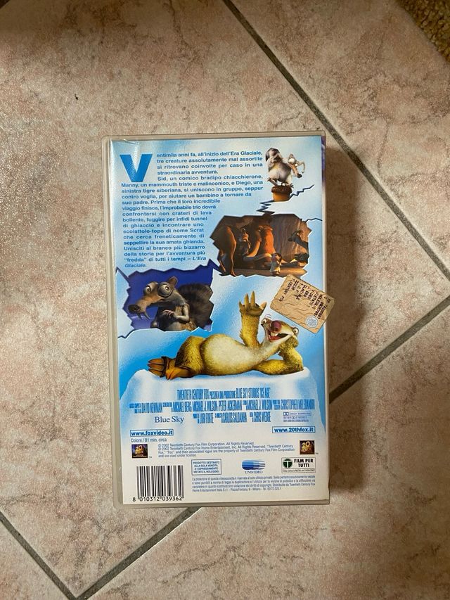 L’era glaciale videocassetta