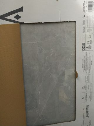 Azulejos 1'20x1'20 3 u.gris.recti.puli.