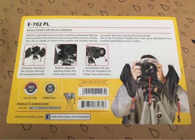 Protector lluvia para cámaras DLSR