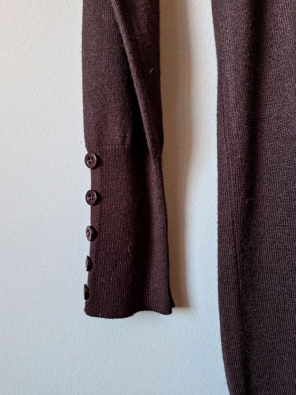 Cárdigan largo de punto