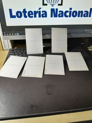 Lote de seis antiguas tarjetas postales
