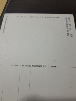 Lote de seis antiguas tarjetas postales