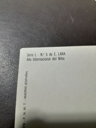 Lote de seis antiguas tarjetas postales