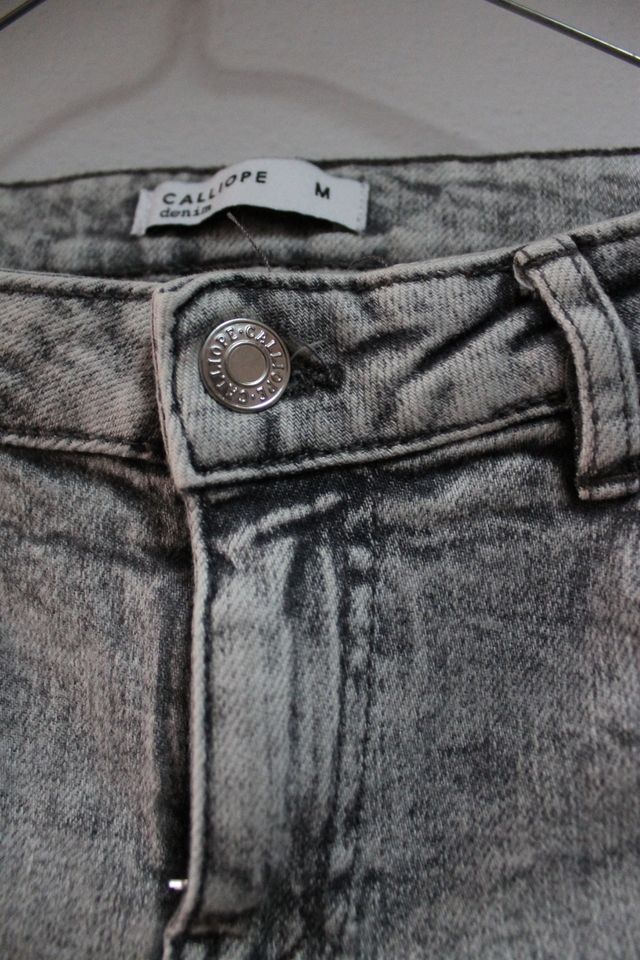 Jeans marmorizzato grigio