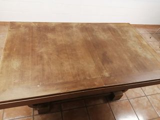 Mesa de trabajo de panadería antigua