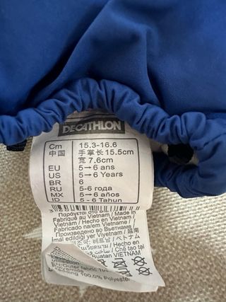 Pantalón esquí niño/niña decatlón regalo guantes