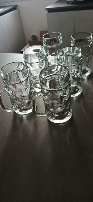 6 Boccali di birra da 0,5 litri