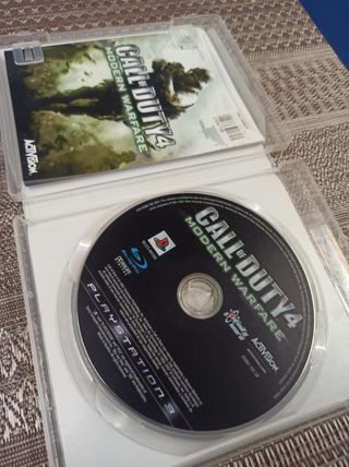 Juego call of duty 4 ps3