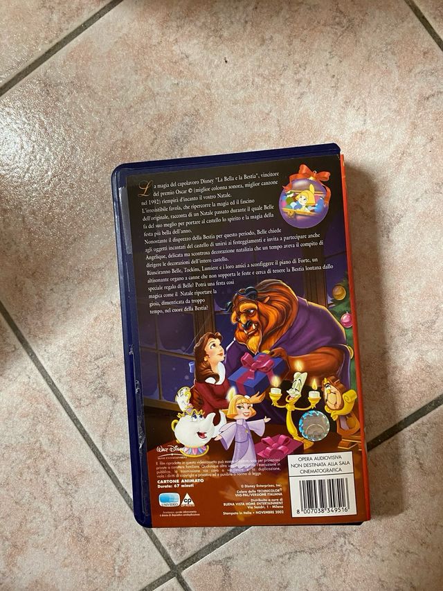La bella e la bestia videocassetta