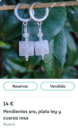 Pulsera, plata ley y cuarzo rosa 