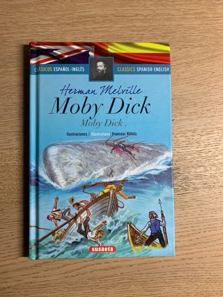 Libro Moby Dick Susaeta Clásicos Español-ingles