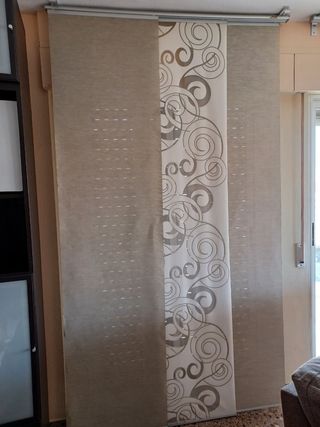 Cortinas panel japonés