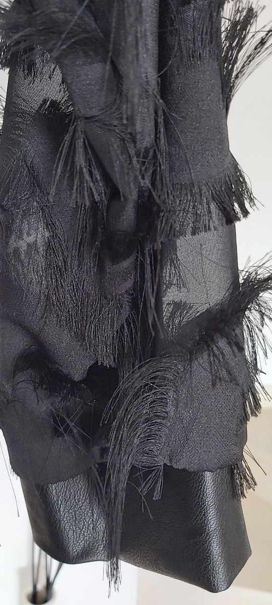 Mini abito nero taglia unica