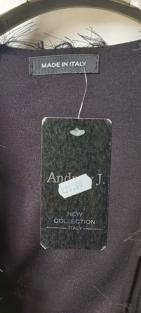 Mini abito nero taglia unica