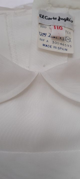 Traje vestido de comunión