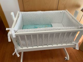 Cuna colecho madera