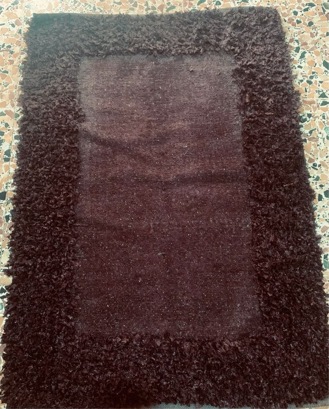 tappeto con brillantini