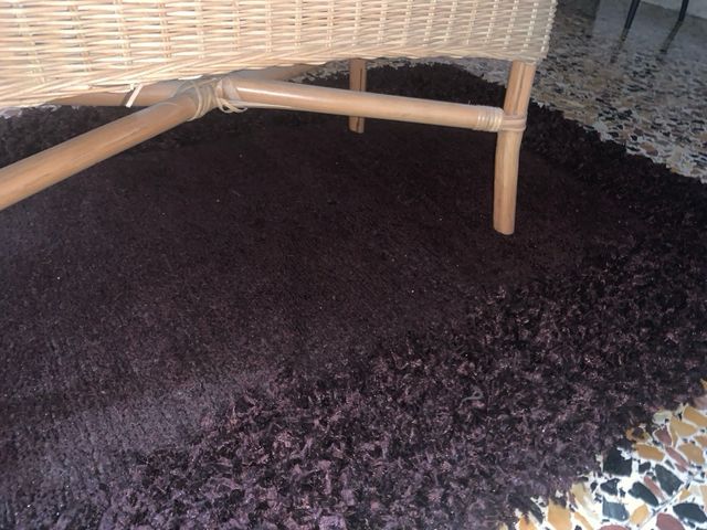 tappeto con brillantini