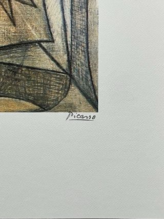 Litografia picasso con certificato 50x70