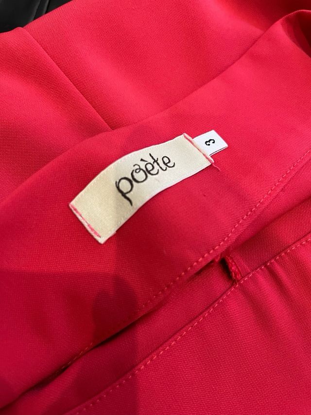 Pantalón pata elefante, marca Poete