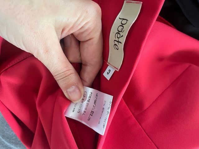 Pantalón pata elefante, marca Poete