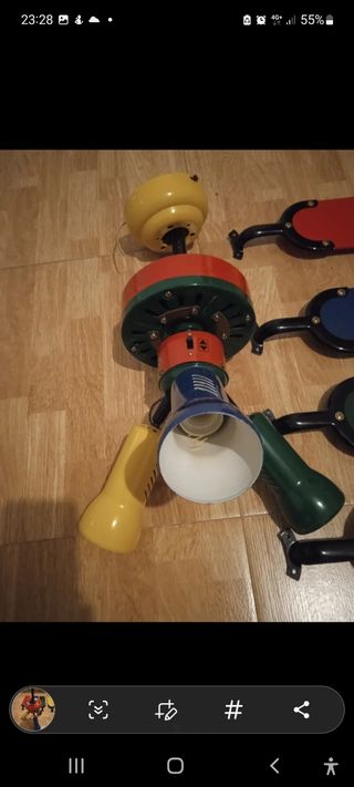 Ventilador de techo con luz 60w HAZ TU OFERTA