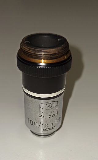 PZO Objetivo microscopio fase Z 100X