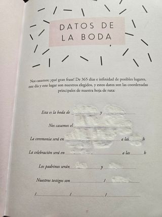 Libro Organización Boda
