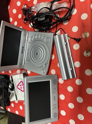 DVD portátil no funciona dos pantallas