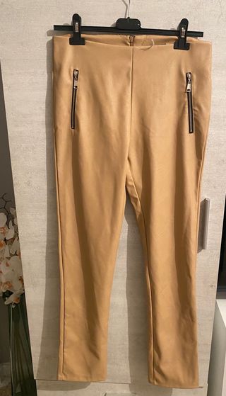 Pantalon de Cuero marron