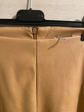 Pantalon de Cuero marron